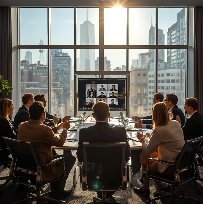 CEOs meetings and virtual , in person